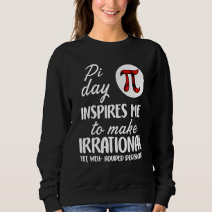 Sweatshirt Symbole Pi Plaid Buffalo Jour Pi M'Inspirer Math