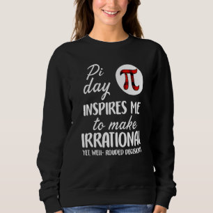 Sweatshirt Symbole Pi Plaid Buffalo Jour Pi M'Inspirer Math