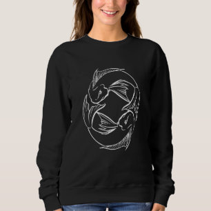 Sweatshirt Symbole Poisson Horoscope Symbole Poisson Pisces