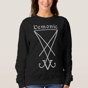 Sweatshirt Symbole satanique occulte Goth Demonic Sigil De Sa