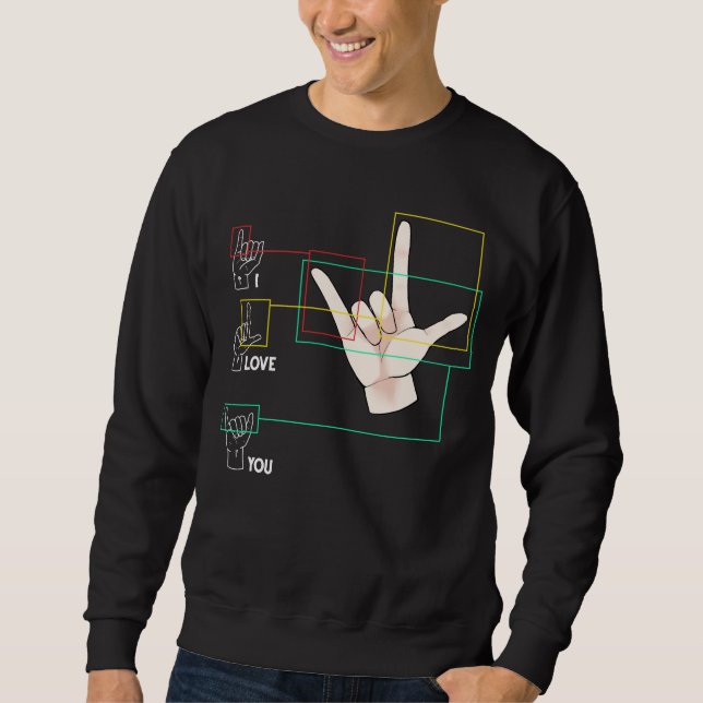 SWEATSHIRT SYMBOLE SYMBOLE SYMBOLE SYMBOLE SYMPATHIQUE AMÉRIC (Devant)