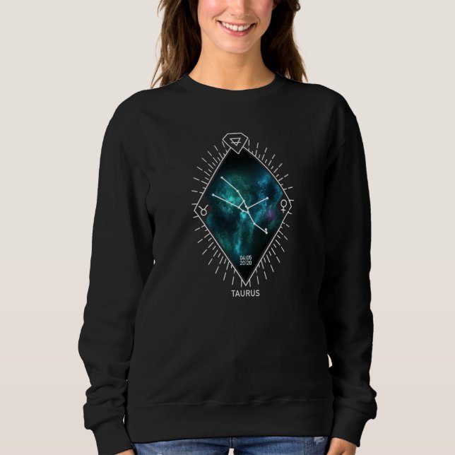Sweatshirt Symbole Taurus Constellation et Zodiaque (Devant)