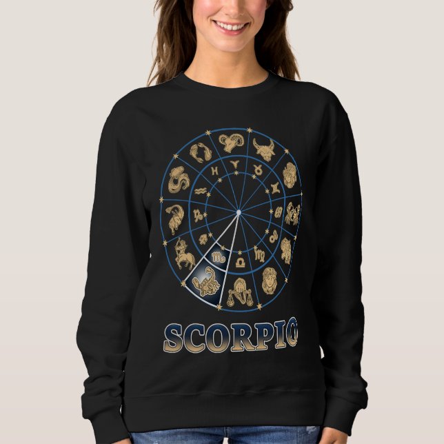 Sweatshirt SYMBOLE Zodiaque Ascendant Astronomie Scorpion (Devant)