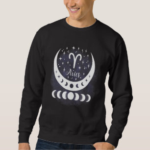 Sweatshirt Symbole zodiaque de la phase de l'eau de la Lune A