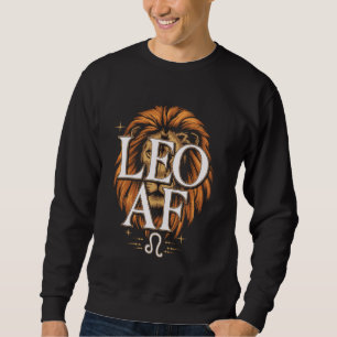 Sweatshirt Symbole Zodiaque Leo AF Horoscope Astrologie Anniv