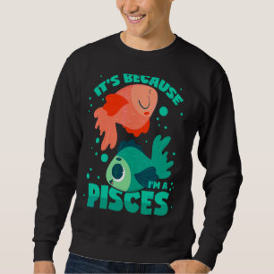 Sweatshirt Symbole zodiaque Pisces Horoscope