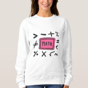 Sweatshirt Symboles mathématiques pour les élèves et les pare