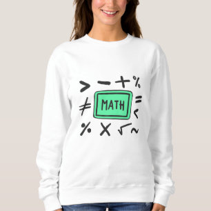 Sweatshirt Symboles mathématiques pour les élèves et les pare