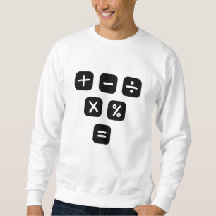 Sweatshirt Symboles mathématiques signes mathématiques