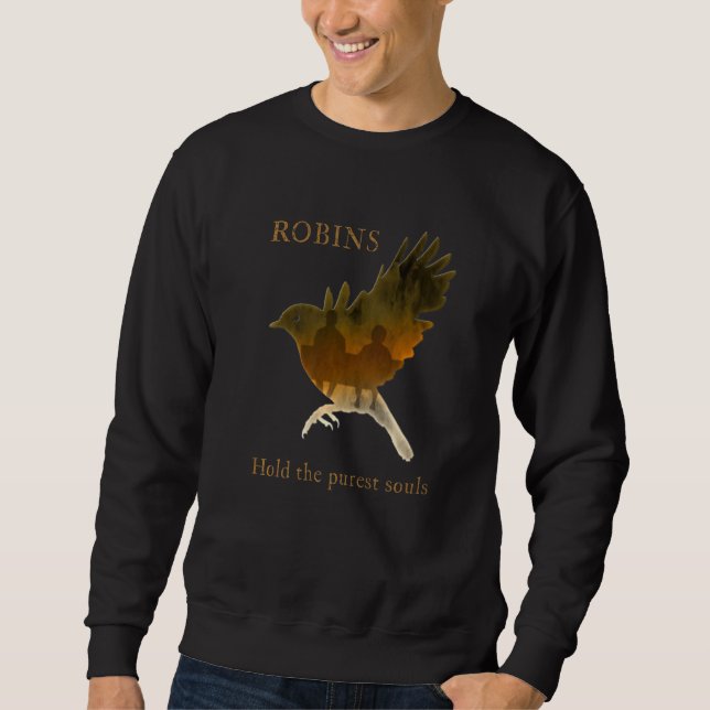 Sweatshirt Symbolisme de Dieu Symbolisme de Robin des oiseaux (Devant)
