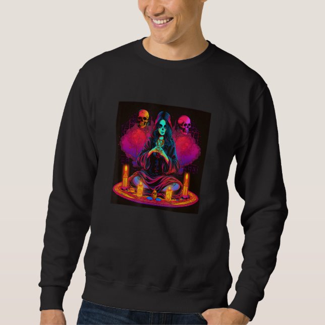 Sweatshirt Symphonie de la Sorcière : Un Conte de Crânes, Bou (Devant)