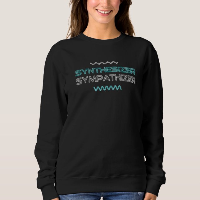 Sweatshirt Synthéseur Sympathiser 80s Synthwave Modulaire Syn (Devant)