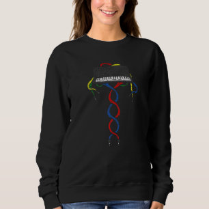 Sweatshirt Synthétiseur Dna Producteur analogique Studio Gear