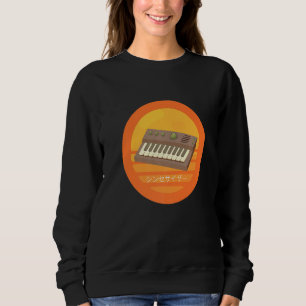 Sweatshirt Synthétiseur Japonais Analogique Vintage Rétro Fes