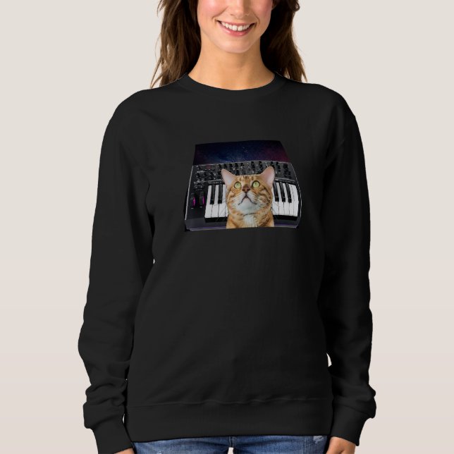 Sweatshirt Synthétiseur modulaire d'instrument musical Galaxy (Devant)