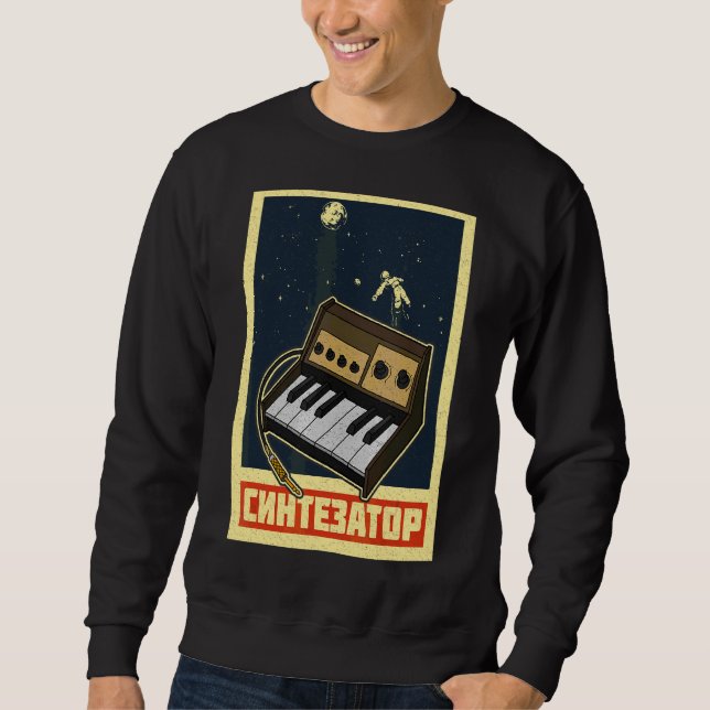 Sweatshirt Synthétiseur Synthétiseur Clavier Musiciens électr (Devant)