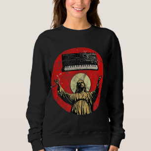 Sweatshirt Synthétiseur vintage Jesus Synthétiseur analogique