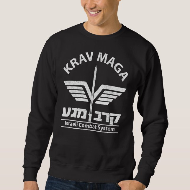 Sweatshirt Système d'auto-défense de combat de Krav Maga Cont (Devant)