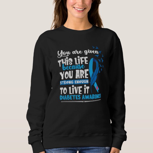 Sweatshirt T1D Diabetes Awareness Premium (Devant)