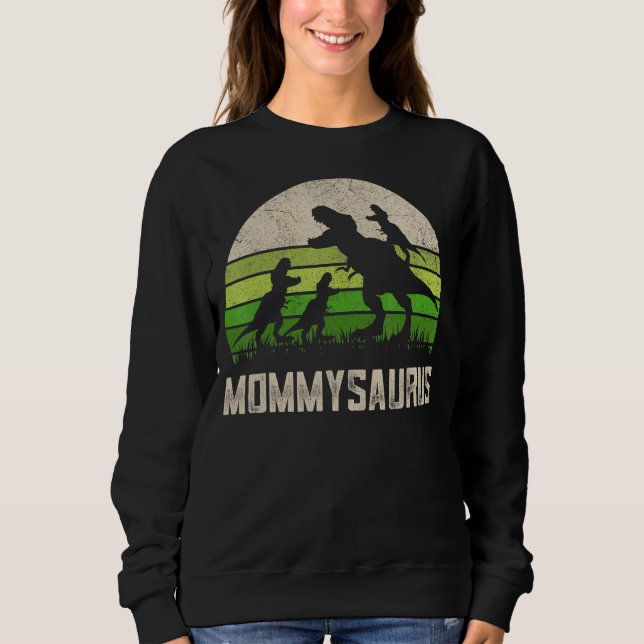 Sweatshirt T Rex Mommysaurus Funny Dino Maman Dinosaur 4 Enfa (Devant)