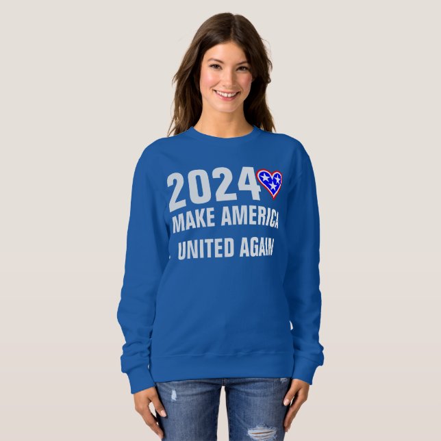 Sweatshirt T-shirt 2024 RENDRE L'AMÉRIQUE UNIE À NOUVEAU (Devant entier)