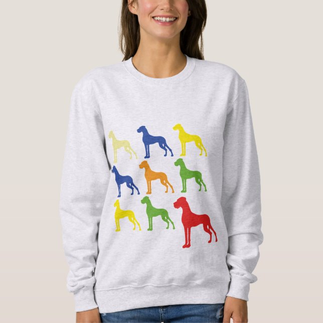 Sweatshirt T-Shirt 9 Grand Danois / 6 couleurs (Devant)