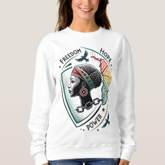 Sweatshirt T-shirt à capuche Black History Matters – Mois de 