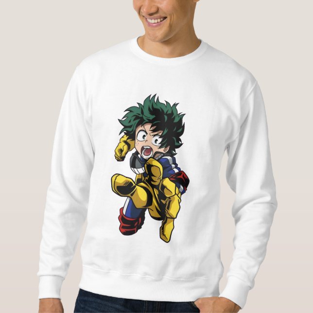 Sweatshirt T-shirt à manches complètes Premium anime boy (Devant)