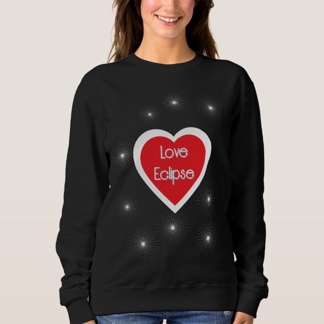 Sweatshirt T-shirt à manches longues Love Eclipse  (Devant)