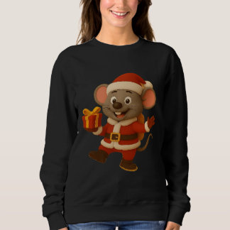 Sweatshirt T-shirt à manches longues père Noël | Joli Noël G