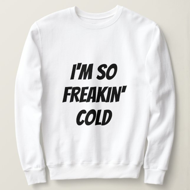 Sweatshirt T-shirt - AINSI FROID de FREAKIN (Design devant)