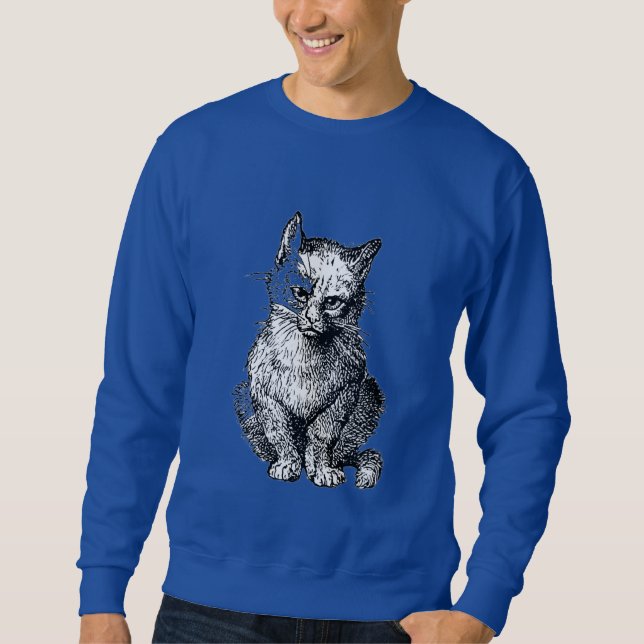 Sweatshirt T-Shirt, animal de chat mignon (Devant)