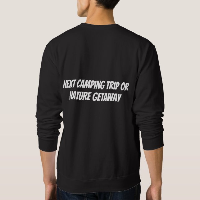 Sweatshirt T-Shirt Aventure du Parc National Rétro (Dos)