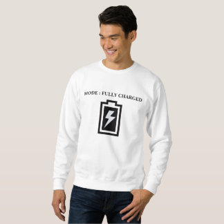 Sweatshirt T-shirt Batterie entièrement chargée