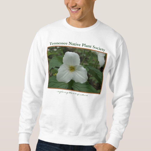 Sweatshirt T-shirt blanc de Trillium (Devant)