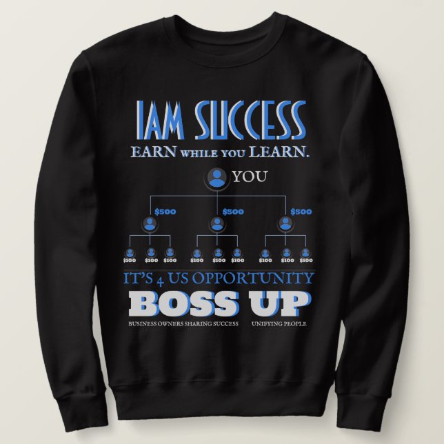 Sweatshirt T-shirt BOSS UP (Design devant)