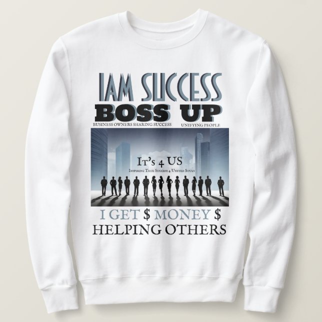 Sweatshirt T-shirt BOSS UP (Design devant)