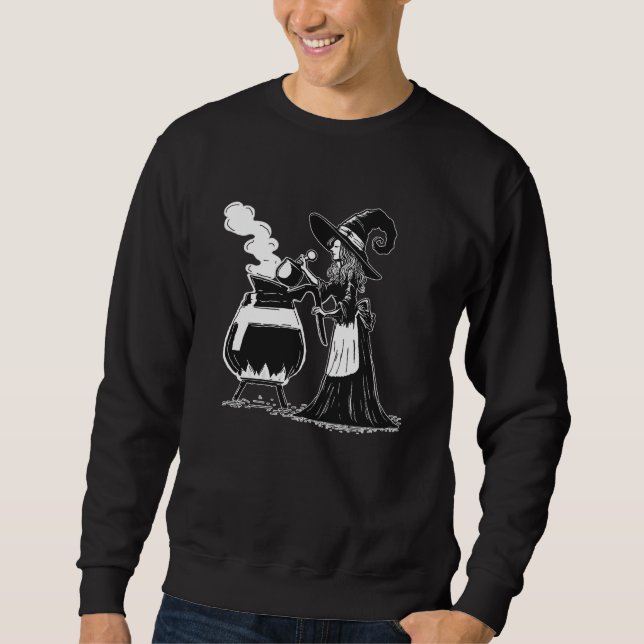 Sweatshirt T-shirt café Halloween (Devant)