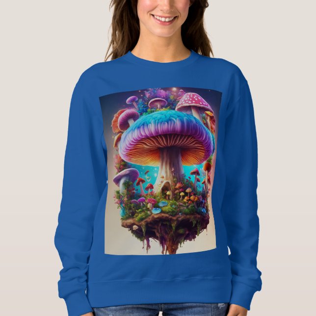 Sweatshirt t-shirt champignon magique (Devant)