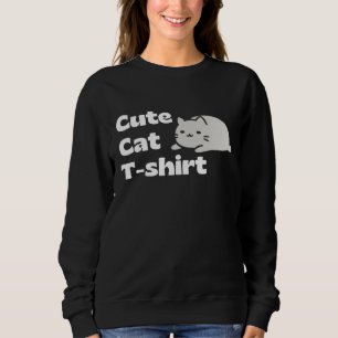 Sweatshirt T-shirt Chat Mignon – Cadeau Adorable pour les Mam