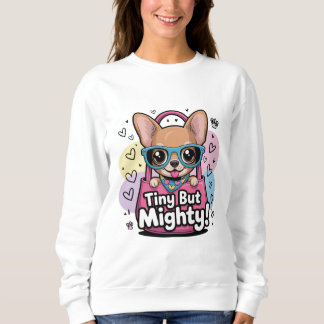 Sweatshirt T-shirt Chihuahua Minuscule mais Puissant