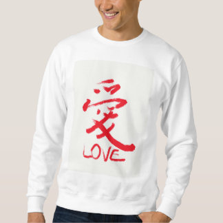Sweatshirt T-shirt chinois de "amour" de lettres