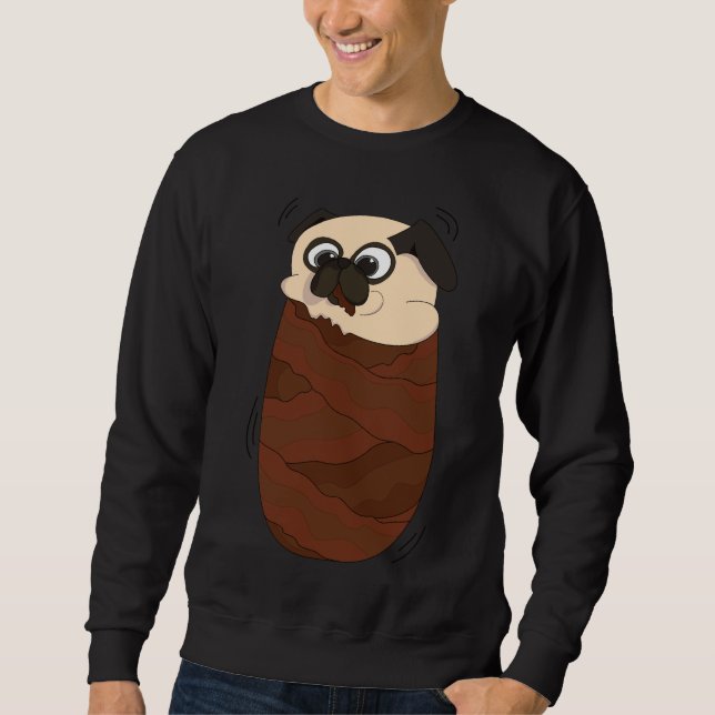 Sweatshirt T-shirt classique Bacon Carlin 518 (Devant)