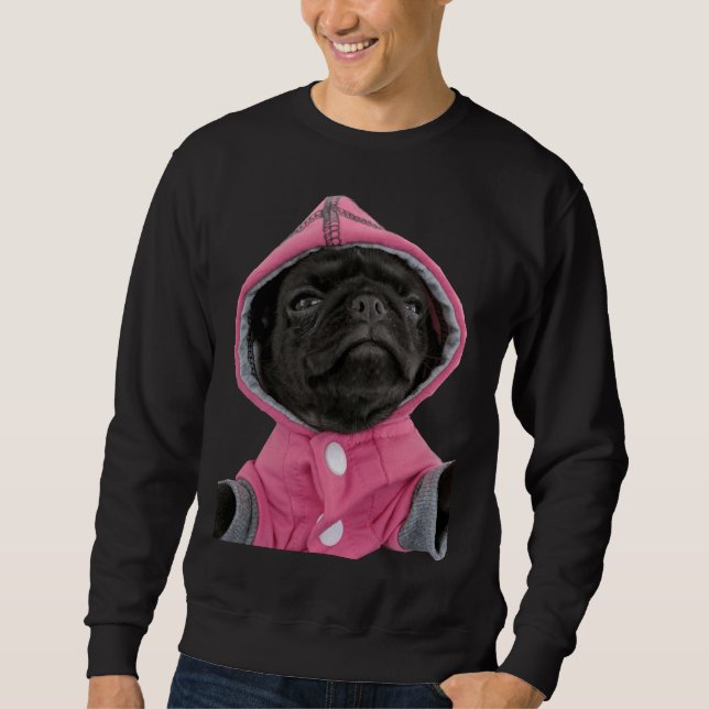 Sweatshirt T-shirt classique carlin Hug 680 (Devant)