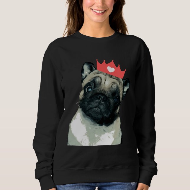 Sweatshirt T-shirt classique carlin Princesse 718 (Devant)