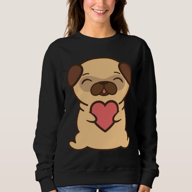 Sweatshirt T-shirt classique Love carlin 573 (Devant)