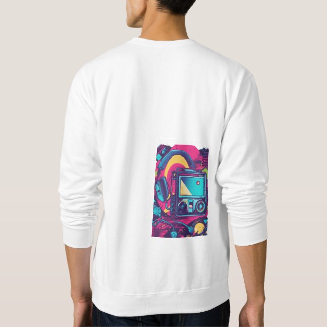 Sweatshirt T-shirt classique Throwback des années 90 (Dos)