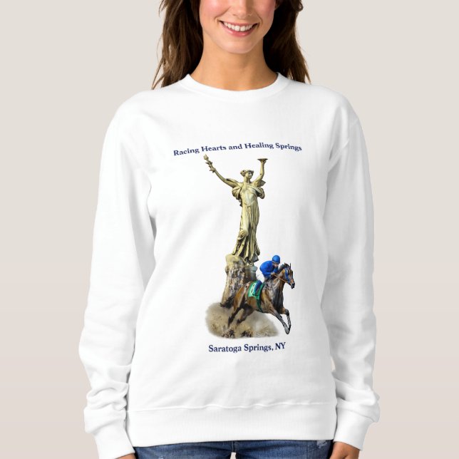 Sweatshirt T-Shirt - Cœurs de course et Sources de guérison (Devant)