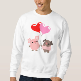 Sweatshirt T-shirt Coeurs en Tangled (Coeurs de Cartoon)