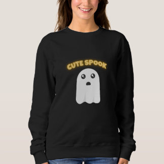 Sweatshirt T-Shirt Cute Spook | Minimalist Kawaii Ghost Hallo